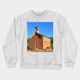 Old western school house 1886 Crewneck Sweatshirt